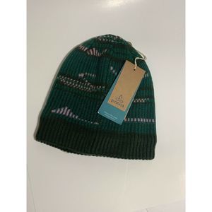 prAna Hahna Beanie Hat, Dark Olive, One Size